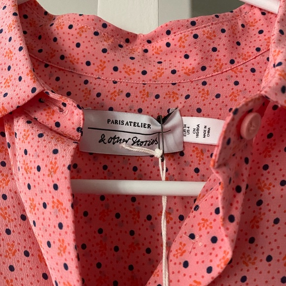 Other stories blouse in pink. - Picture 2 of 5